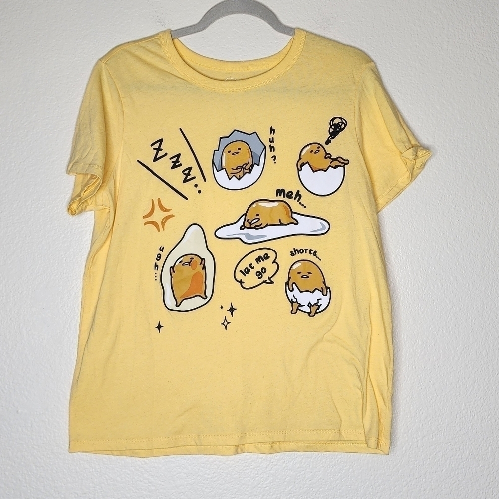 Sanrio Gudetama Yellow Tee L - Picture 2 of 4